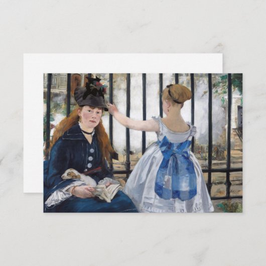 Edouard Manet Bedankkaart (Voorkant / Achterkant)