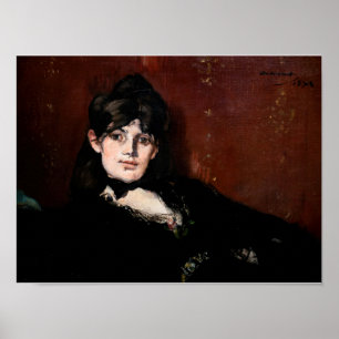 Edouard Manet - Berthe Morisot Languit Poster