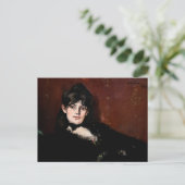 Edouard Manet - Berthe Morisot Liggend Briefkaart (Staand voorkant)
