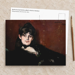 Edouard Manet - Berthe Morisot Liggend Briefkaart