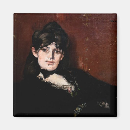 Edouard Manet - Berthe Morisot Liggend Magneet (Voorkant)