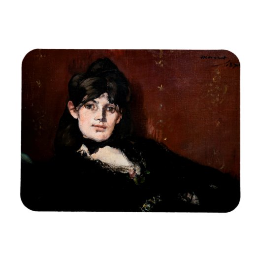 Edouard Manet - Berthe Morisot Liggend Magneet (Horizontaal)