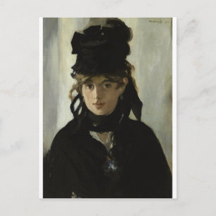 Edouard Manet - Berthe Morisot met een Bouquet Briefkaart