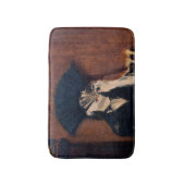 Edouard Manet - Berthe Morisot met een ventilator Badmat (Voorkant Verticaal)