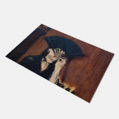 Edouard Manet - Berthe Morisot met een ventilator Deurmat (Schuin)