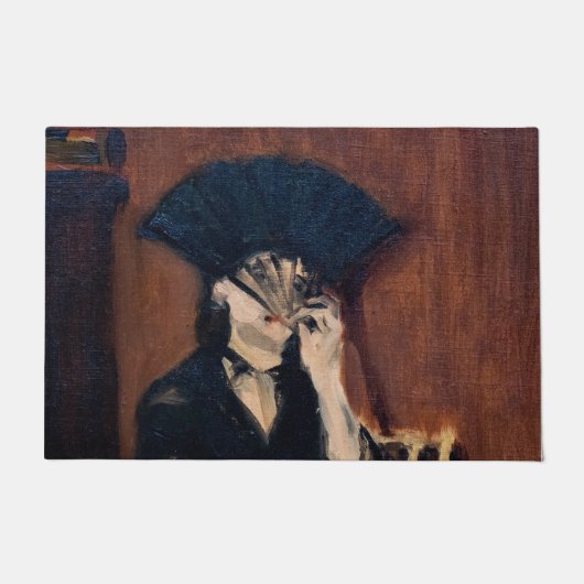 Edouard Manet - Berthe Morisot met een ventilator Deurmat (Voorkant)