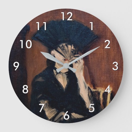 Edouard Manet - Berthe Morisot met een ventilator Grote Klok (Voorkant)