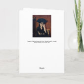 Edouard Manet - Berthe Morisot met een ventilator Kaart (Achterkant)