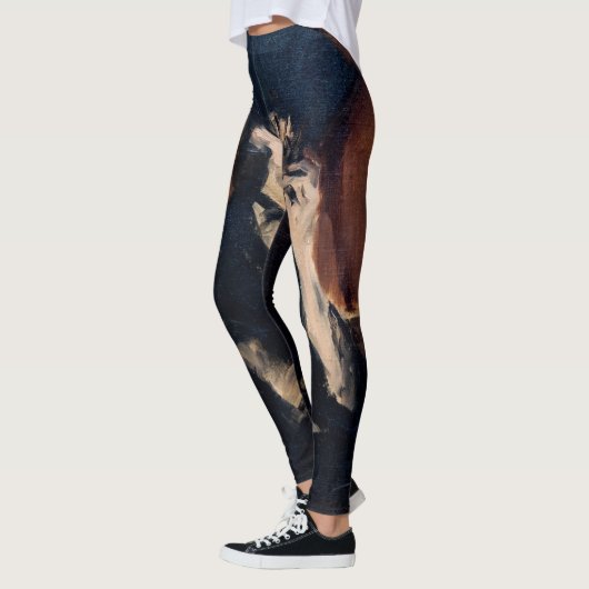 Edouard Manet - Berthe Morisot met een ventilator Leggings (Links)