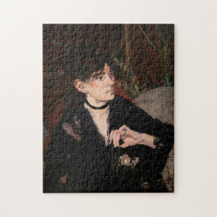Edouard Manet - Berthe Morisot met een ventilator  Legpuzzel