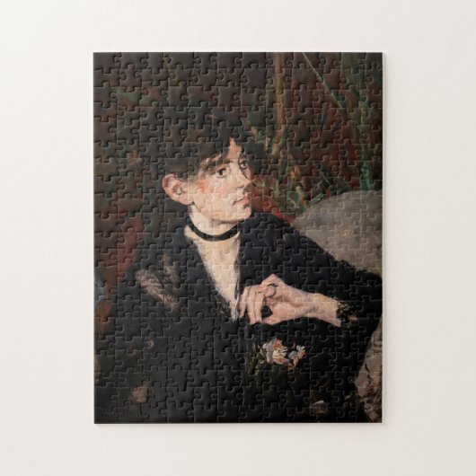 Edouard Manet - Berthe Morisot met een ventilator  Legpuzzel (Verticaal)