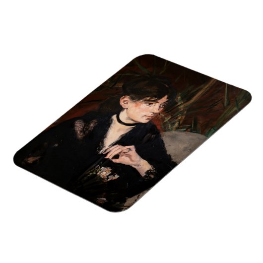 Edouard Manet - Berthe Morisot met een ventilator  Magneet (Linkerzijde)