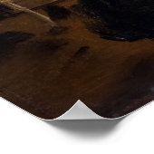 Edouard Manet - Berthe Morisot met een ventilator Poster (Hoek)