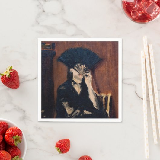 Edouard Manet - Berthe Morisot met een ventilator Servet (Insitu)