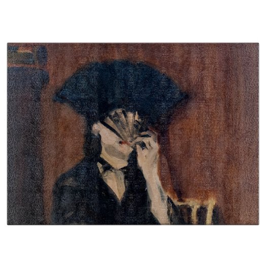 Edouard Manet - Berthe Morisot met een ventilator Snijplank (Voorkant)