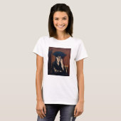 Edouard Manet - Berthe Morisot met een ventilator T-shirt (Voorkant volledig)