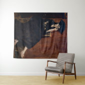 Edouard Manet - Berthe Morisot met een ventilator Wandkleed (In Situ (horizontaal))