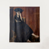 Edouard Manet - Berthe Morisot met een ventilator Wandkleed (Voorkant)