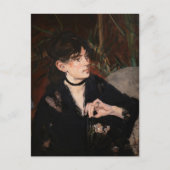 Edouard Manet - Berthe Morisot met een waaier 1874 Briefkaart (Voorkant)