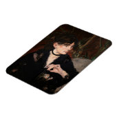 Edouard Manet - Berthe Morisot met een waaier 1874 Magneet (Linkerzijde)
