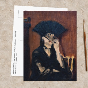 Edouard Manet - Berthe Morisot met een waaier ansi Briefkaart