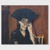 Edouard Manet - Berthe Morisot met een waaier Cadeaupapier (Vlak)
