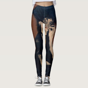 Edouard Manet - Berthe Morisot met een waaier Leggings