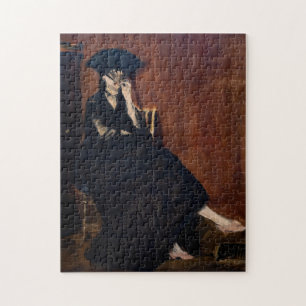 Edouard Manet - Berthe Morisot met een waaier Legpuzzel
