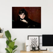 Edouard Manet - Berthe Morisot Reclining Poster (Thuiskantoor)