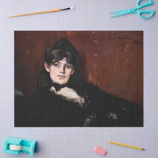 Edouard Manet - Berthe Morisot Reclining Tissuepapier (Craft)