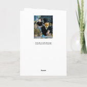 Edouard Manet - Bij de Cafe Kaart (Achterkant)