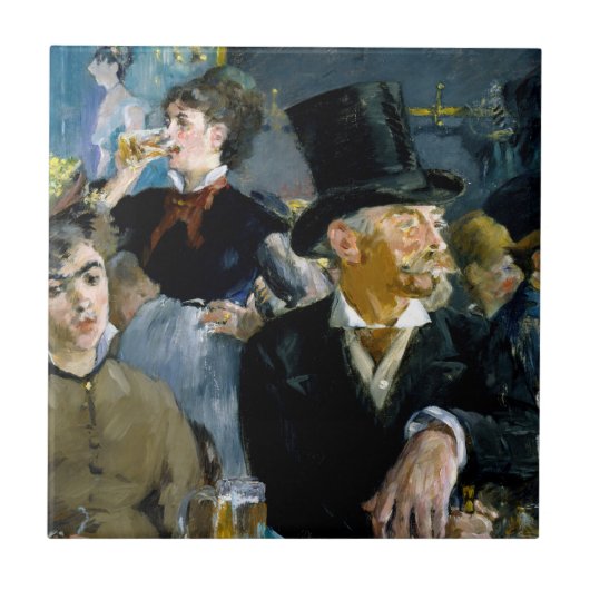 Edouard Manet - Bij de Cafe Tegeltje (Voorkant)