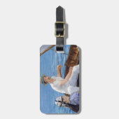 Edouard Manet - Boating Bagagelabel (Voorkant verticaal)