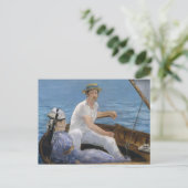 Edouard Manet - Boating Briefkaart (Staand voorkant)