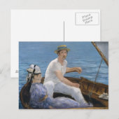 Edouard Manet - Boating Briefkaart (Voorkant / Achterkant)