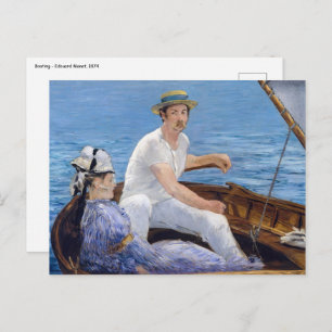 Edouard Manet - Boating Briefkaart