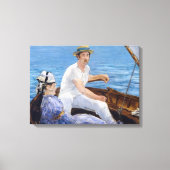 Edouard Manet - Boating Canvas Afdruk (Voorkant)