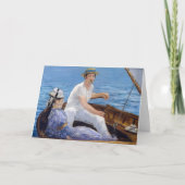 Edouard Manet - Boating Kaart (Voorkant)