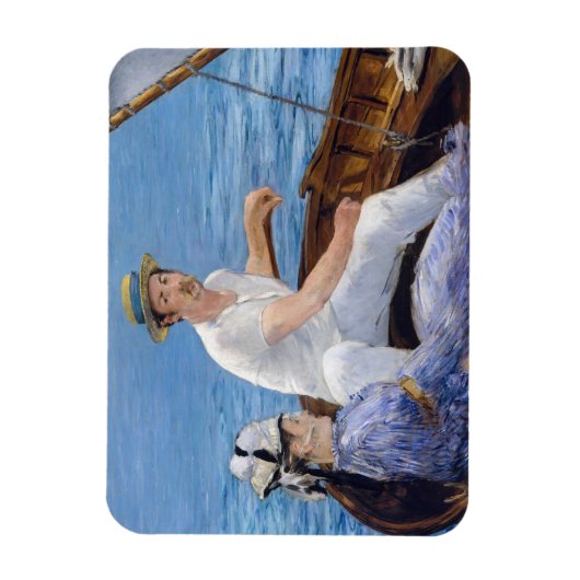 Edouard Manet - Boating Magneet (Verticaal)
