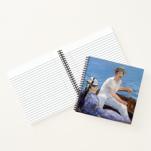 Edouard Manet - Boating Notitieboek (Binnen)