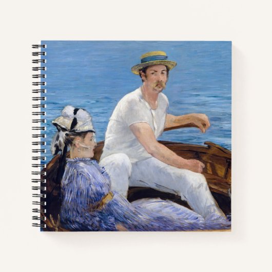 Edouard Manet - Boating Notitieboek (Voorkant)