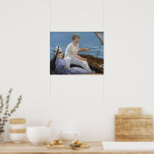 Edouard Manet - Boating Poster (Keuken)