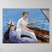 Edouard Manet - Boating Poster (Voorkant)
