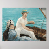 Edouard Manet Boating Schilderij Kunst Print (Voorkant)