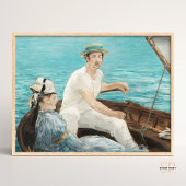 Edouard Manet Boating Schilderij Kunst Print