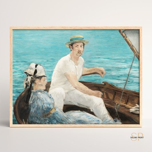 Edouard Manet Boating Schilderij Kunst Print