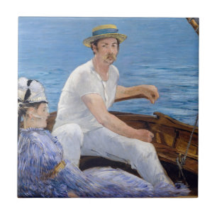 Edouard Manet - Boating Tegeltje