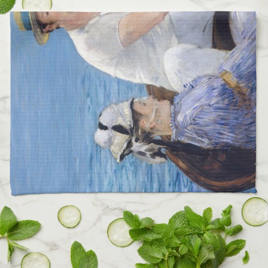 Edouard Manet - Boating Theedoek (Gevouwen)