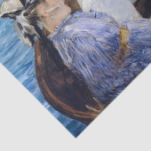 Edouard Manet - Boating Tissuepapier (Detail)