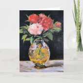 Edouard Manet - Boeket Bloemen, Kaart (Voorkant)